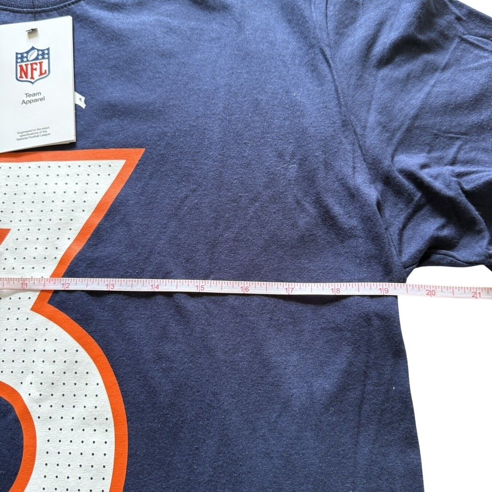 Nike NFL Denver Broncos Russell Wilson #3 Football T Shirt Mens M Navy Blue NWT - Picture 7 of 7